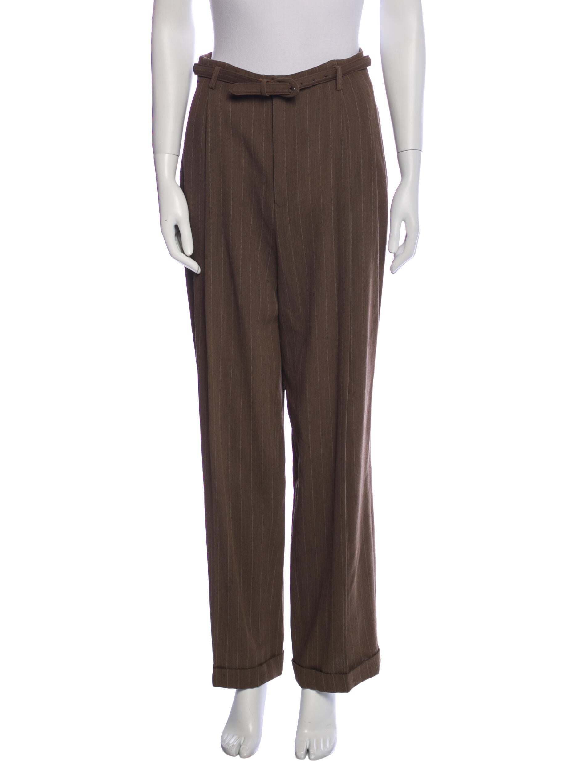 Ralph Lauren Collection Wool Wide Leg Pants